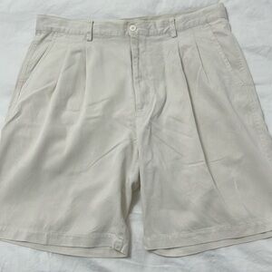 Bobby Chan silk blend shorts